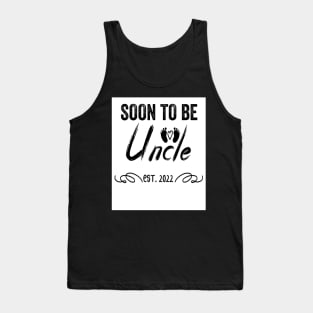 Soon To Be Uncle Est 2022 Funny Pregnancy Tank Top